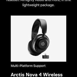 SteelSeries Arctis Nova 4 Wireless Headset